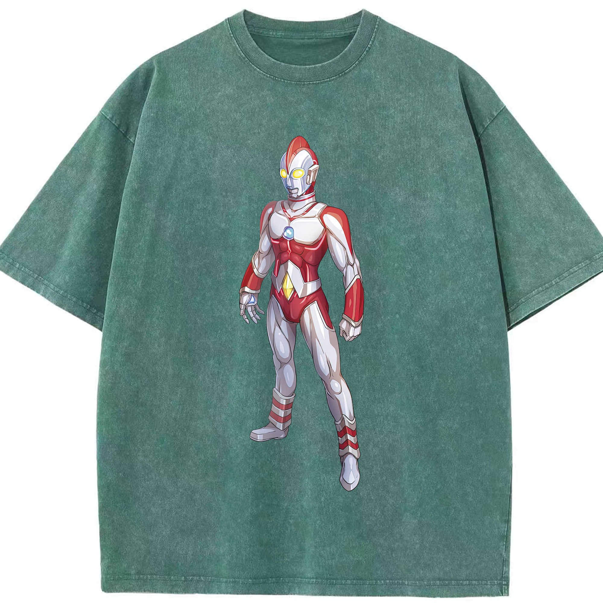 （画像用） ウルトラマン Ultraman 綿100% ヴィンテージ風 半袖Tシャツ（フロントプリント）
